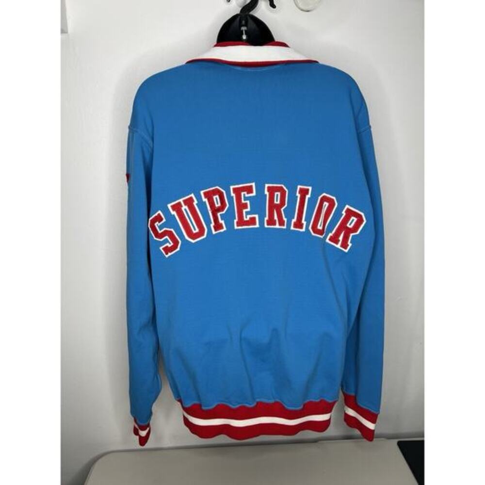 Vintage Retro Blue Red White Track Jacket Superior Men’s Size M/L